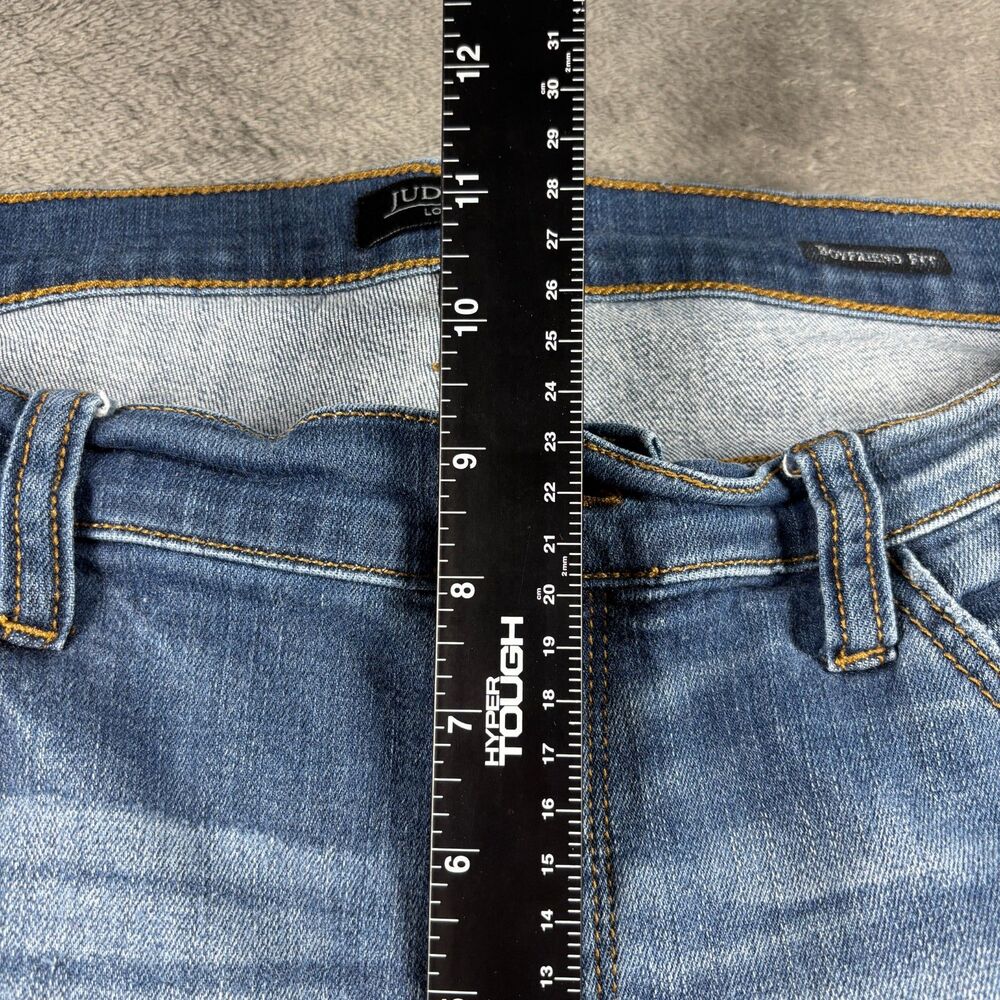 Judy Blue Women Jeans Boyfriend Distressed Stretch Medium Wash 13/31 P118 - Picture 5 of 10
